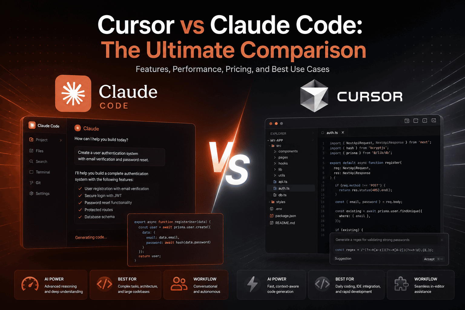 Cursor vs Claude Code: The Ultimate Comparison