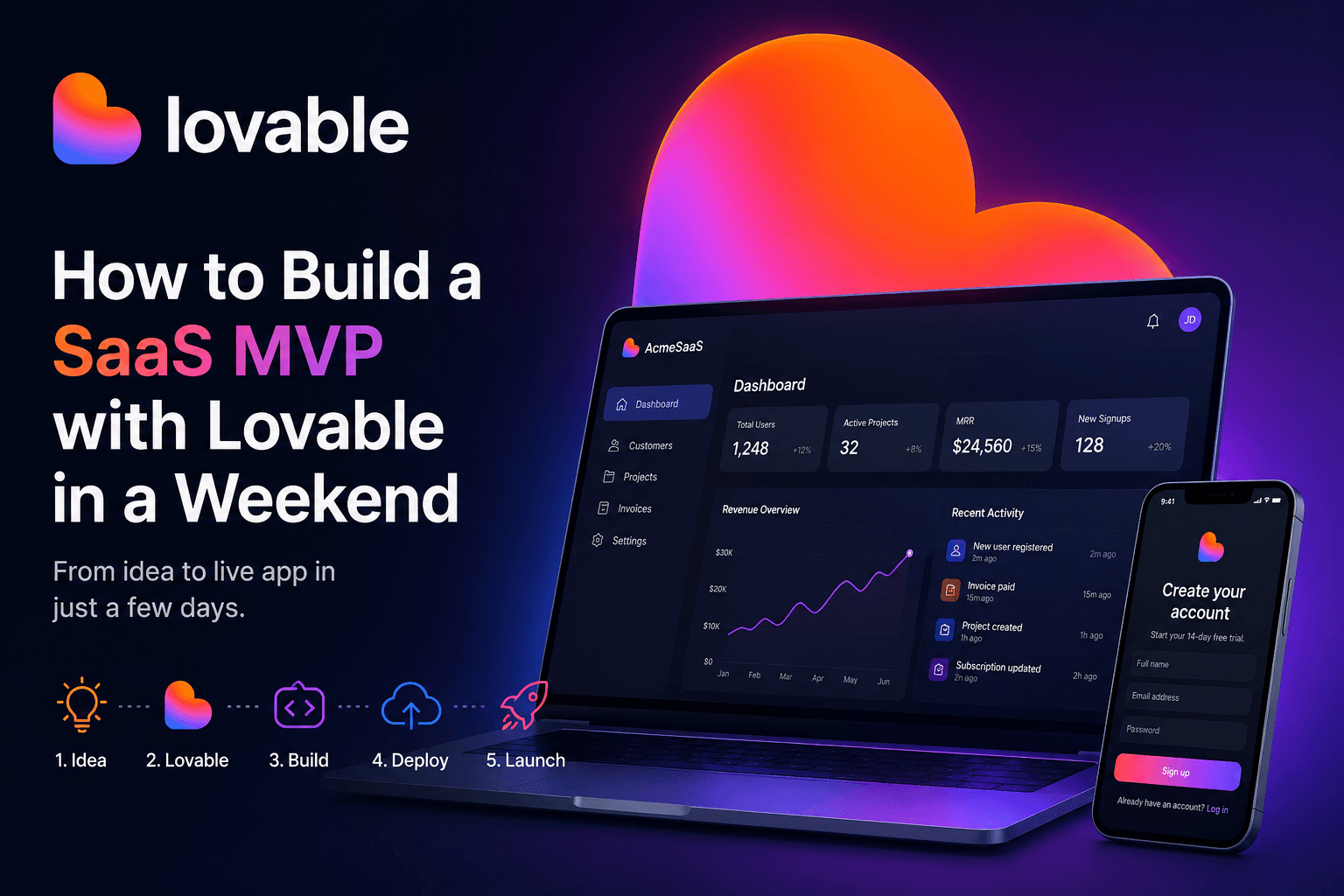 How to Build a SaaS MVP with Lovable in a Weekend