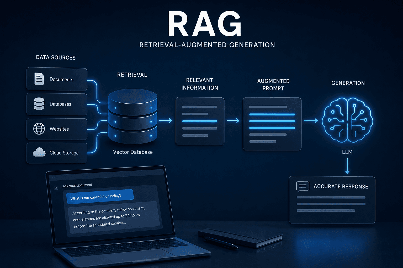 What Is RAG? A Complete Guide to Retrieval-Augmented Generation for Businesses