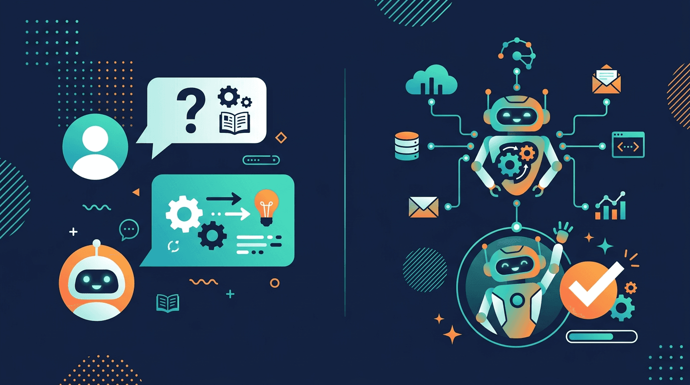 Agente de IA ou chatbot: qual a diferença e qual usar?
