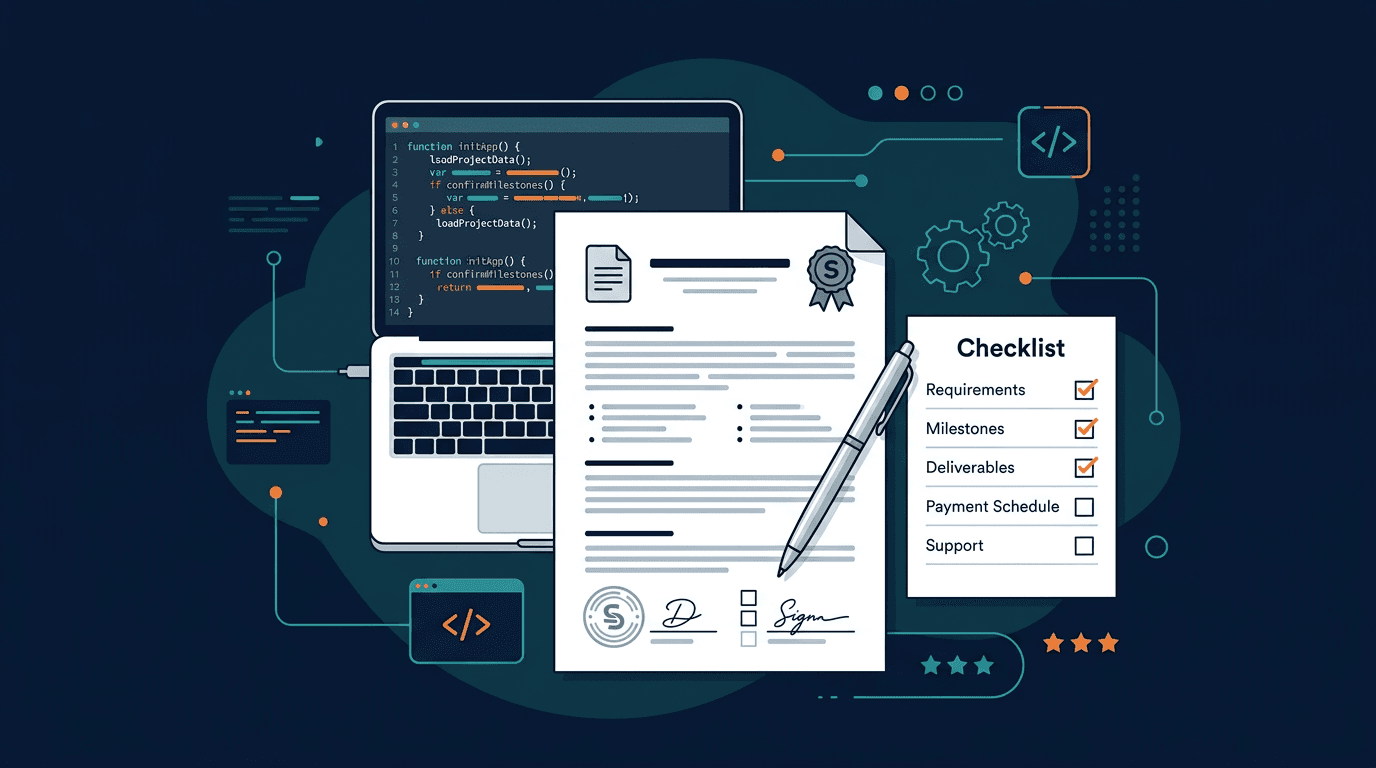 Contrato de desenvolvimento de software: o que não pode faltar