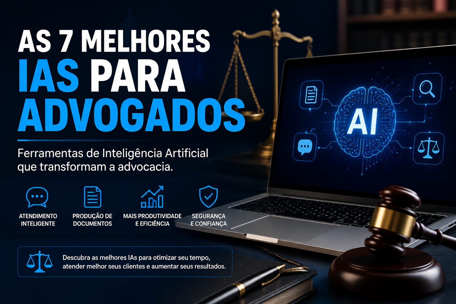 7 Melhores IAs para Advogados: Guia Completo